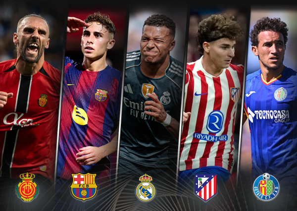 雷速西甲评比：姆巴佩传射带队4连胜，费尔明双响，谁能当选第4轮MVP？