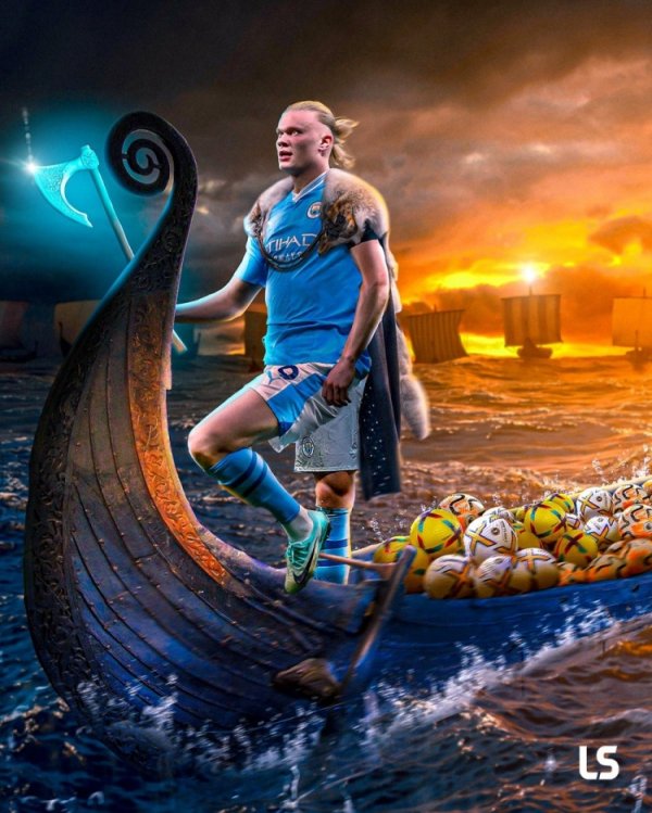 第27次戴帽🎩哈兰德国度队+俱乐部生计帽子戏法总额已达27次