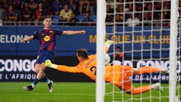 赛季初次首发梅开二度, 费尔明奉献群众级进展