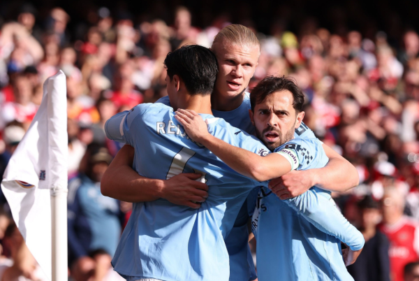 金元大战！哈兰德比肩红魔神话，阿森纳1-1曼城，瓜帅造羞辱记录