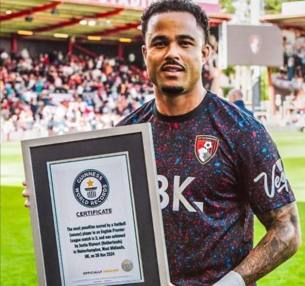 五大联赛荡子书写特有神话！获取吉尼斯认证，创造英超赛场神迹